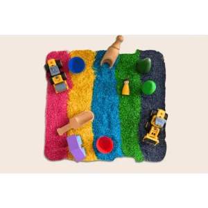 rainbow rice 1 kg colourful sensory bin grains play toy for kids 170 - استفادههای خلاقانه از برنج برای سرگرمی کودکان